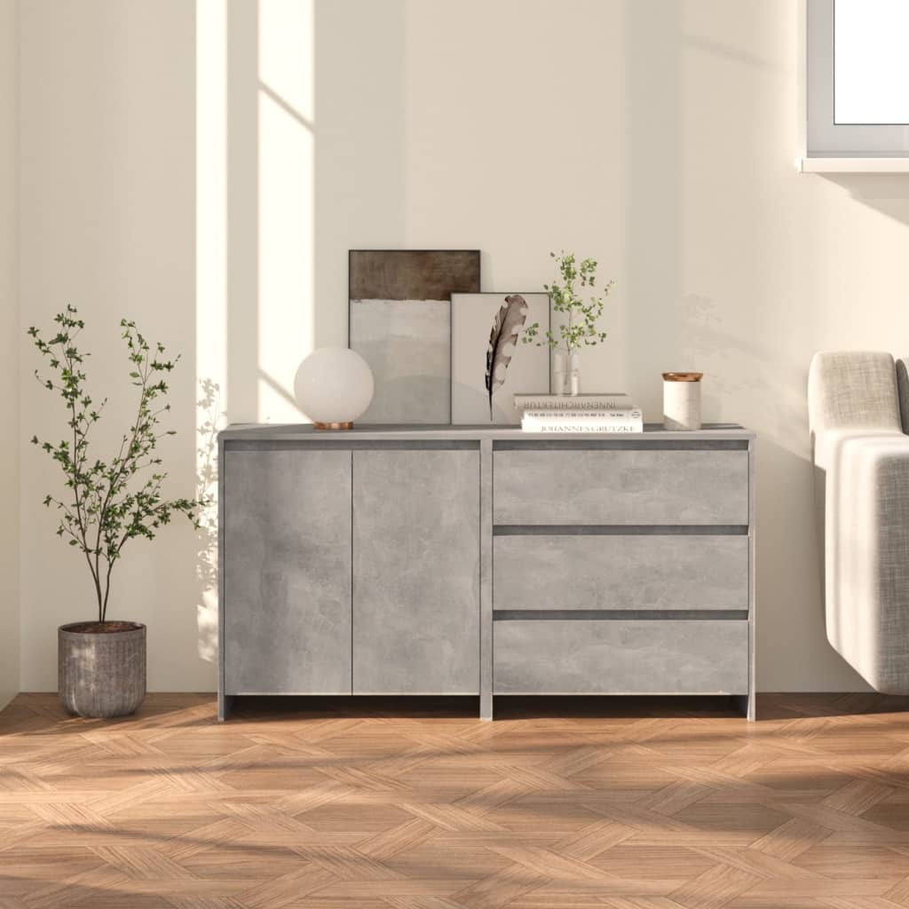 2-Tlg. Sideboard Artisan-Eiche Holzwerkstoff
