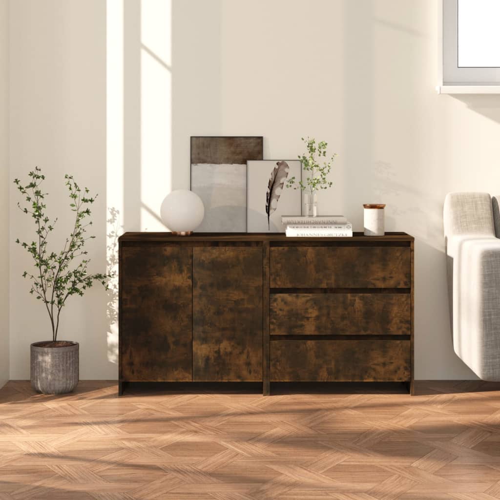 2-Tlg. Sideboard Artisan-Eiche Holzwerkstoff