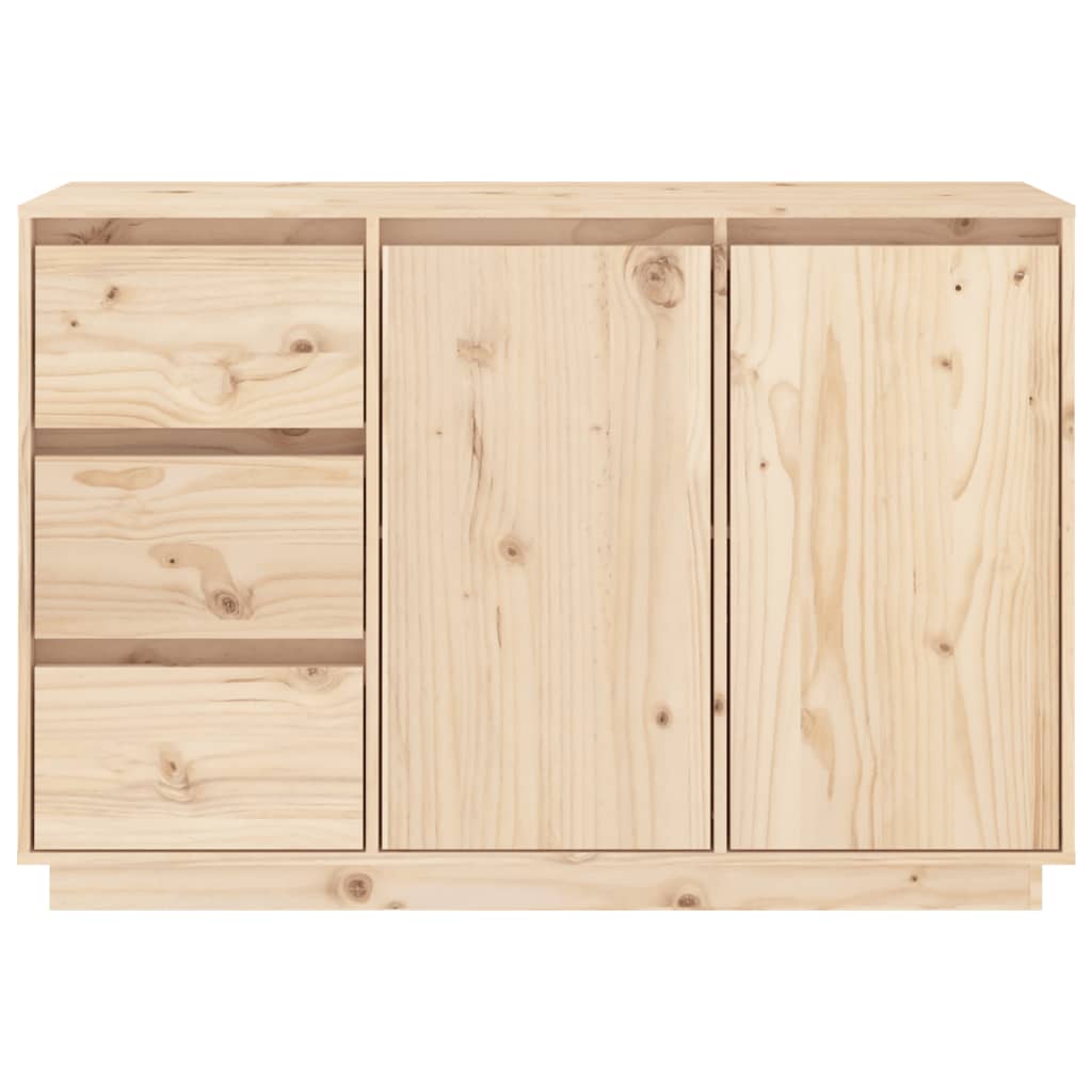 Sideboard 111X34X75 Cm Massivholz Kiefer