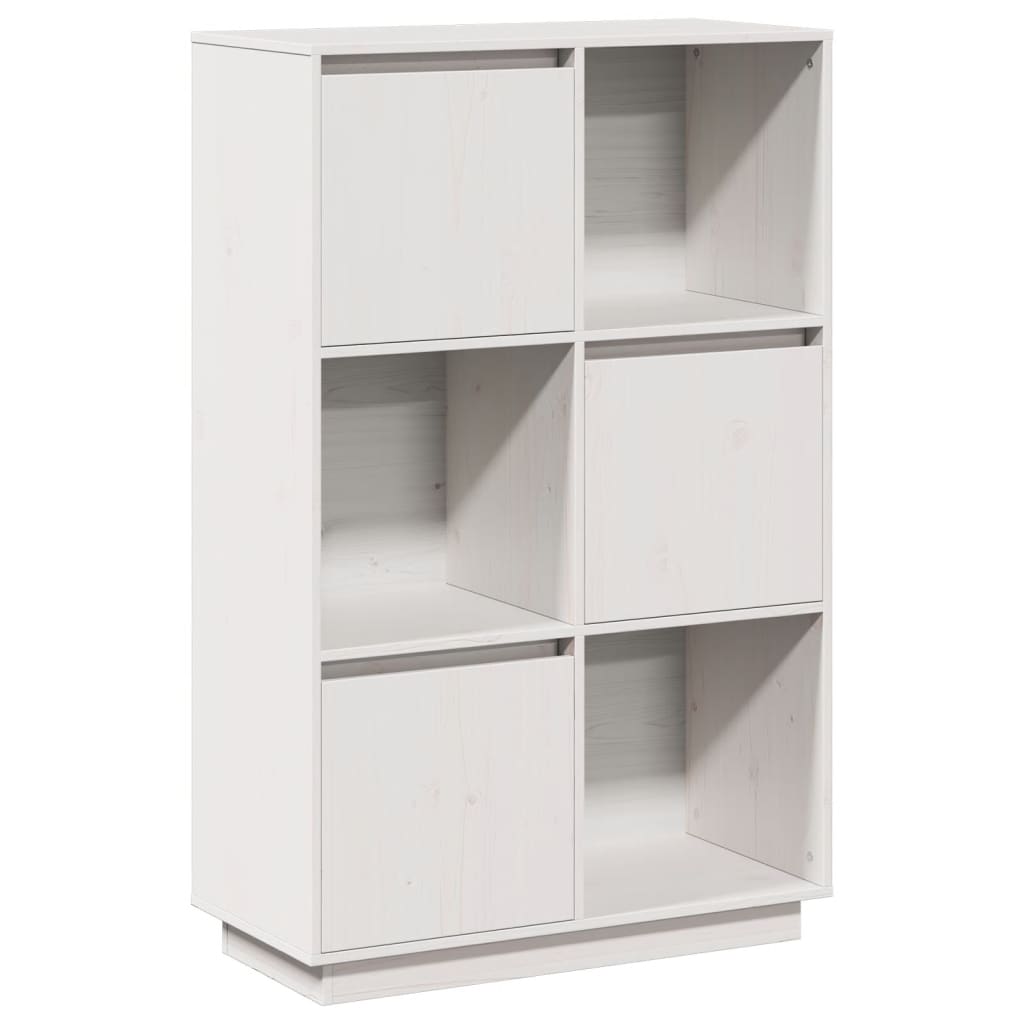 Highboard 74X35X117 Cm Massivholz Kiefer