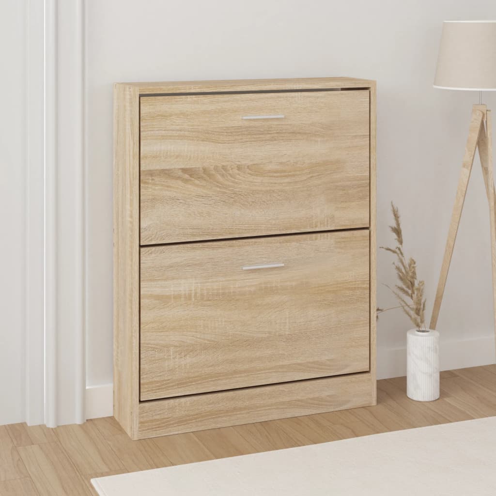 Schuhschrank Mit 5 Schuhkippern Holz