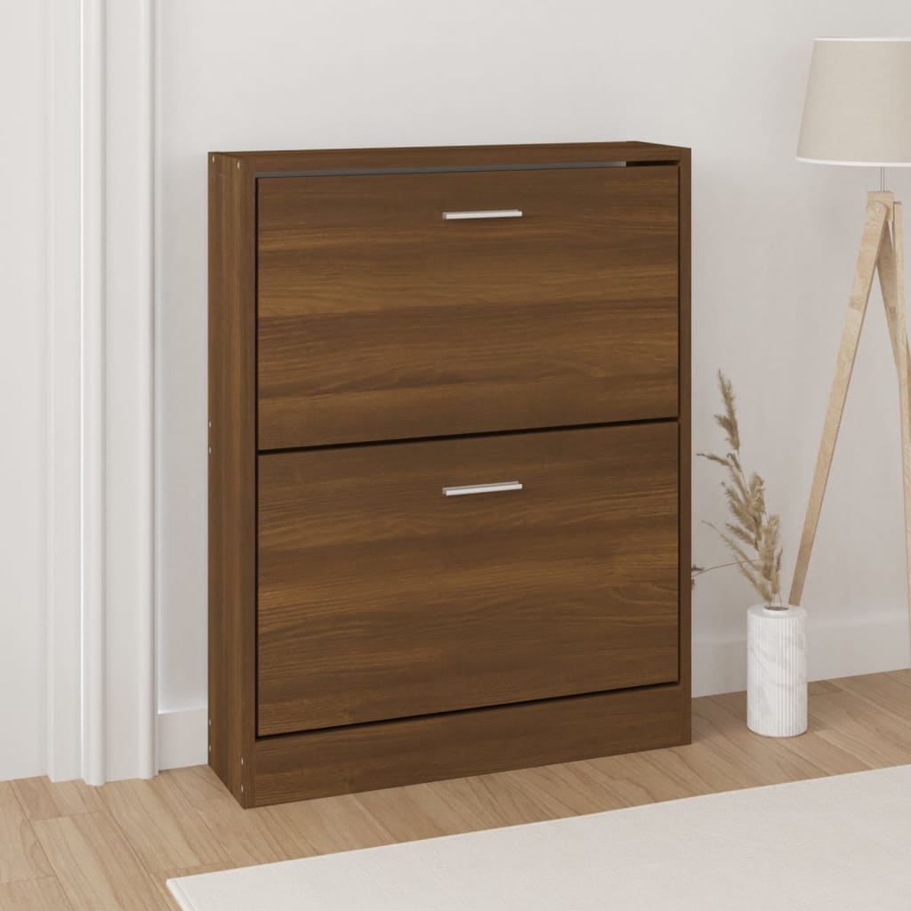 Schuhschrank Mit 5 Schuhkippern Holz