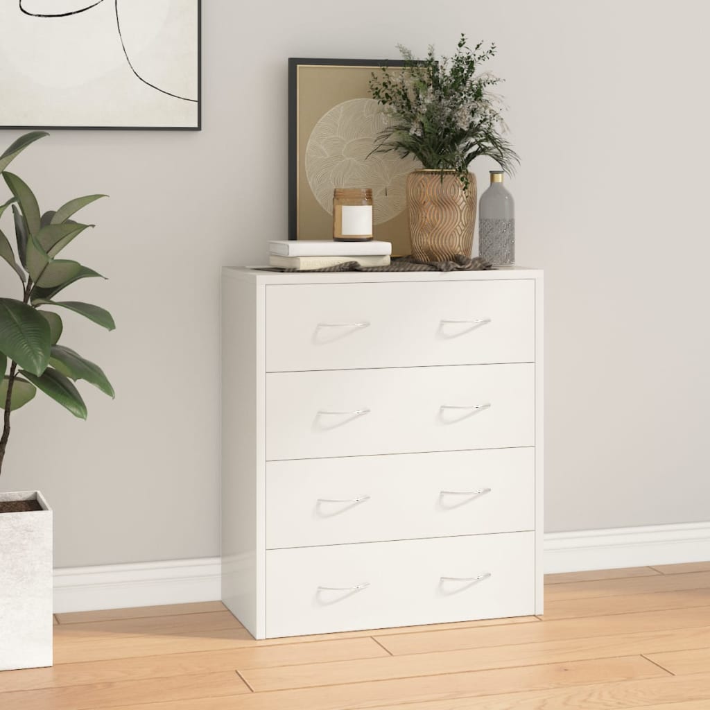 Kommode Mit 4 Schubladen 60×30,5×71 Cm