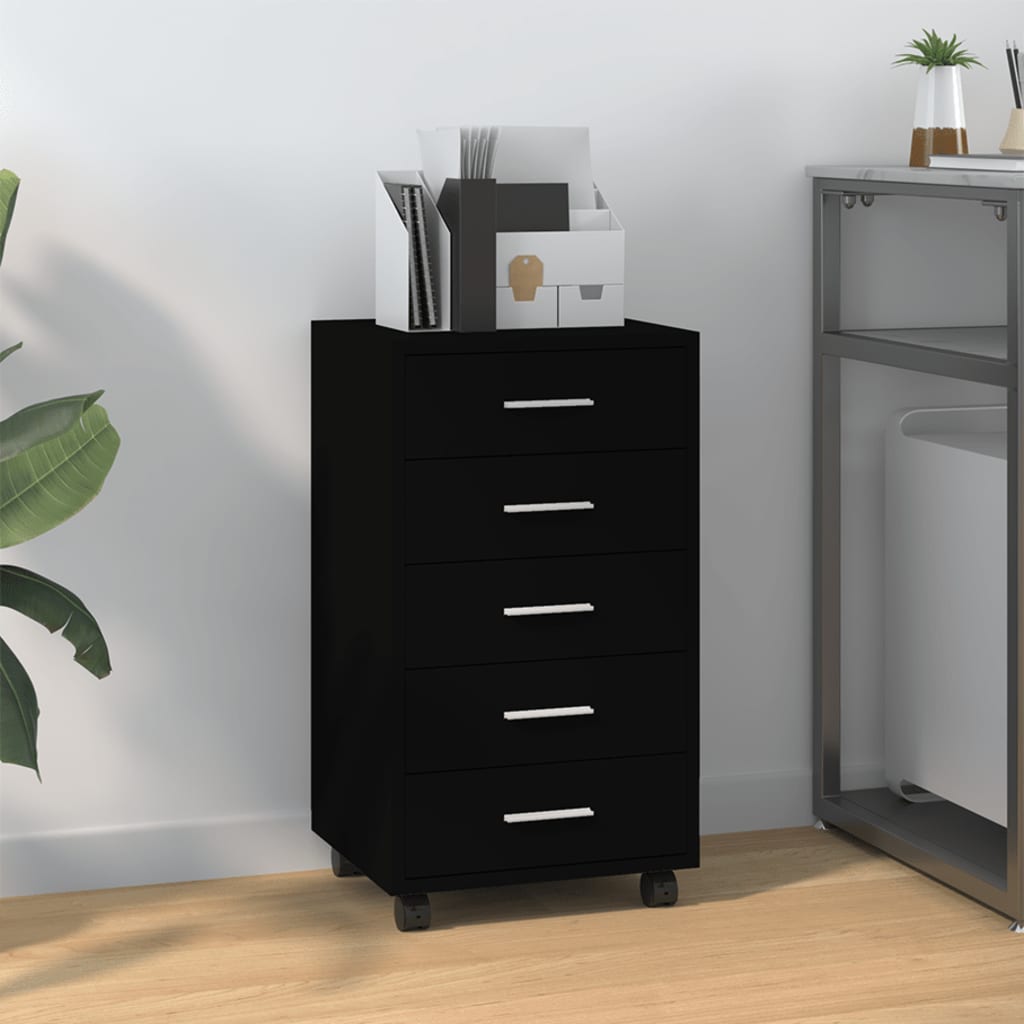 Schubladenschrank Mit Rollen Holzwerkstoff