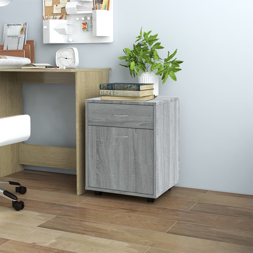 Rollcontainer Artisan-Eiche 45X38X54 Cm Holzwerkstoff