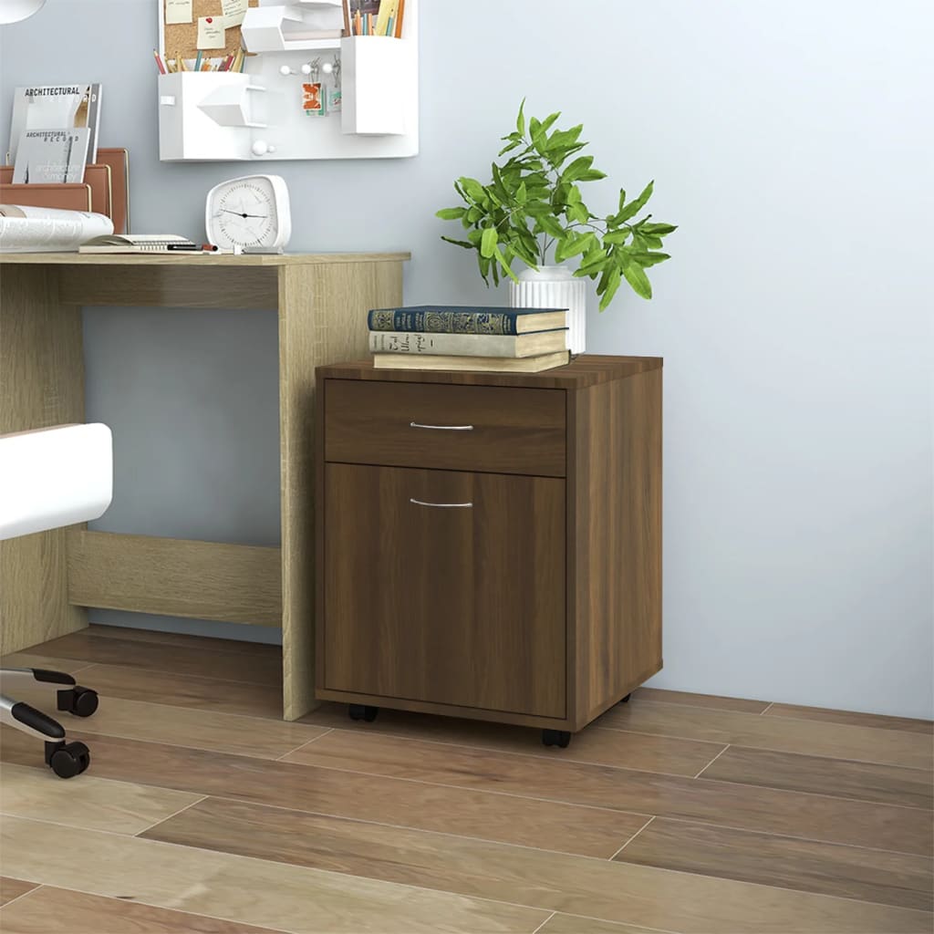 Rollcontainer Artisan-Eiche 45X38X54 Cm Holzwerkstoff