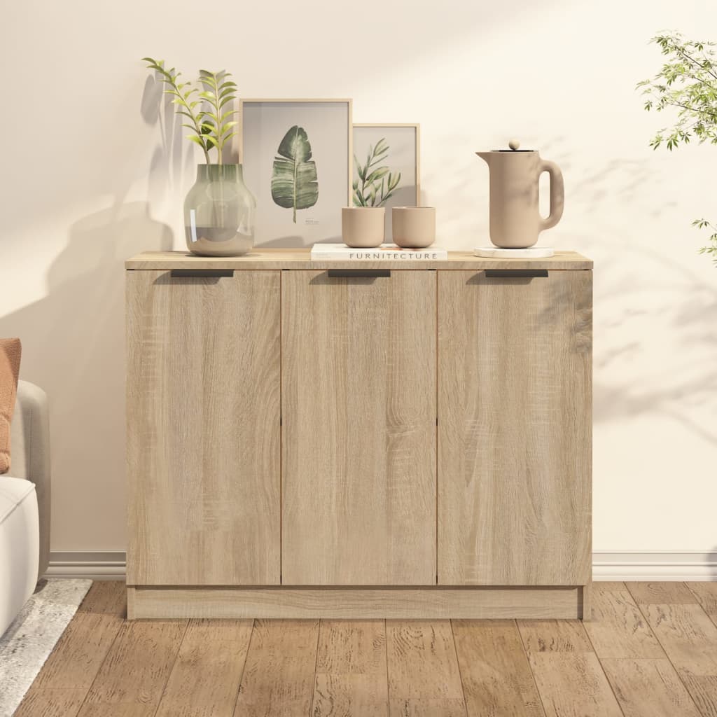 Sideboard Artisan-Eiche 90,5X30X70 Cm Holzwerkstoff