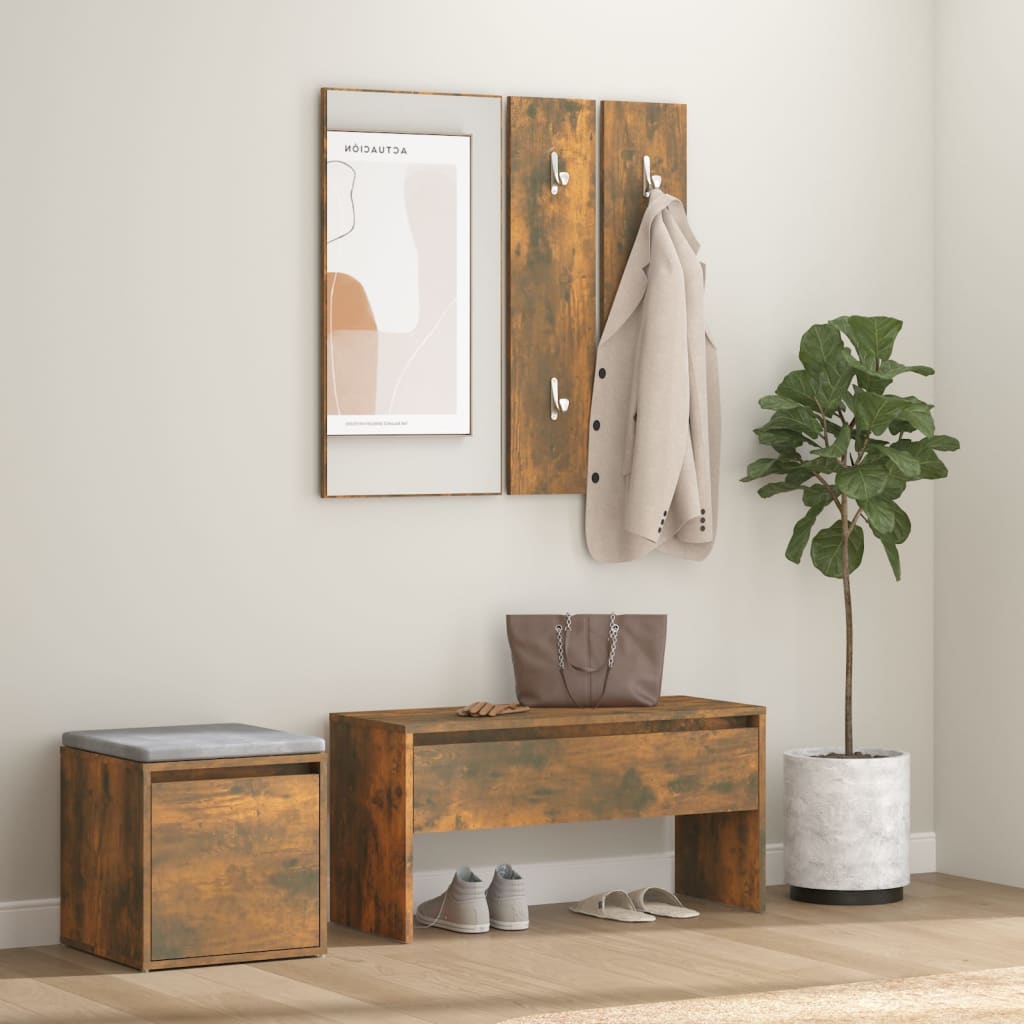 Garderoben-Set Artisan-Eiche Holzwerkstoff