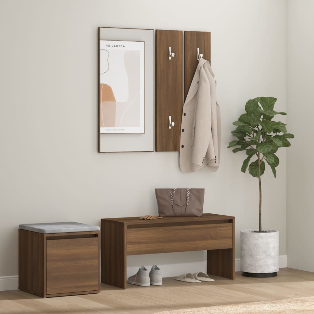 Garderoben-Set Artisan-Eiche Holzwerkstoff