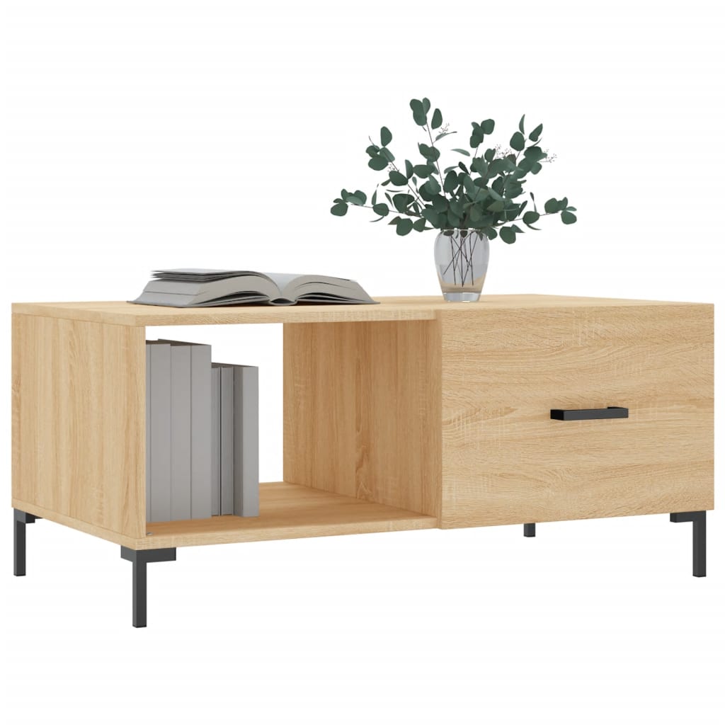 Couchtisch Sonoma-Eiche 90X50X40 Cm Holzwerkstoff