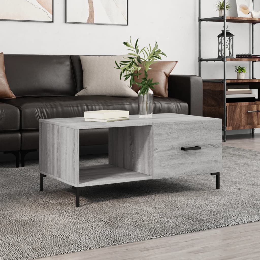 Couchtisch Sonoma-Eiche 90X50X40 Cm Holzwerkstoff