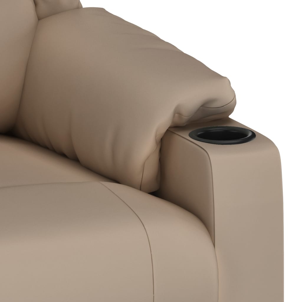 Massagesessel Elektrisch -Braun Kunstleder