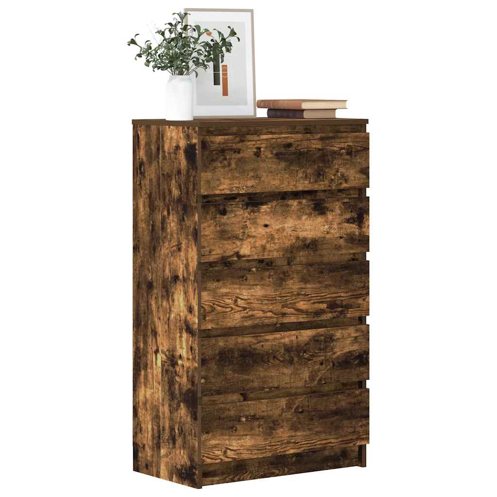 Schubladenschrank Artisan-Eiche 60X36X103 Cm Holzwerkstoff