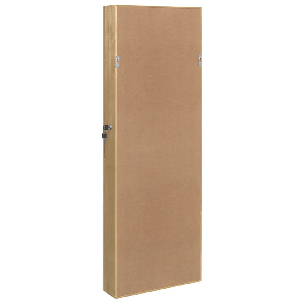 Spiegel-Schmuckschrank Mit Led-Beleuchtung Wandmontage