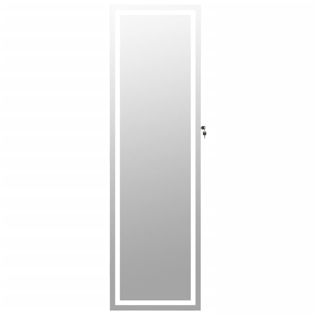Spiegel-Schmuckschrank Mit Led-Beleuchtung Wandmontage