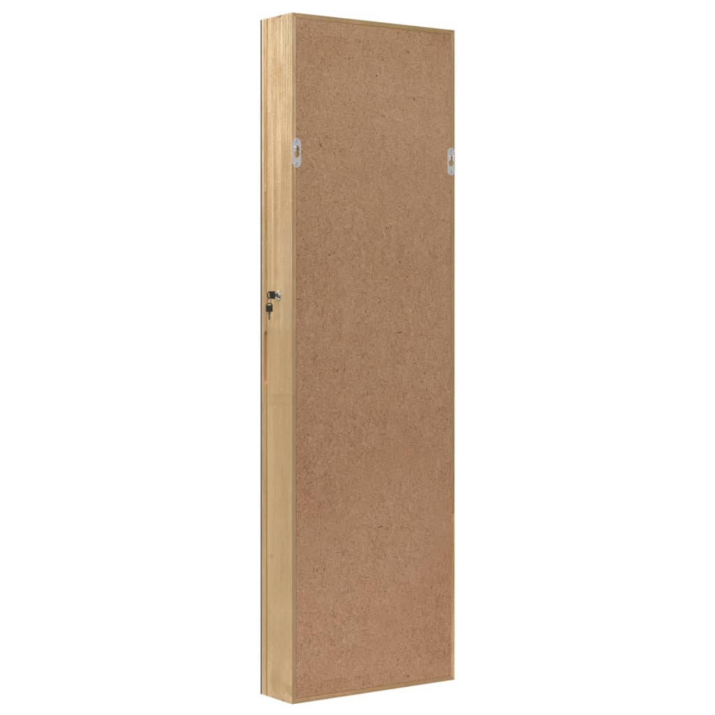 Spiegel-Schmuckschrank Mit Led-Beleuchtung Wandmontage