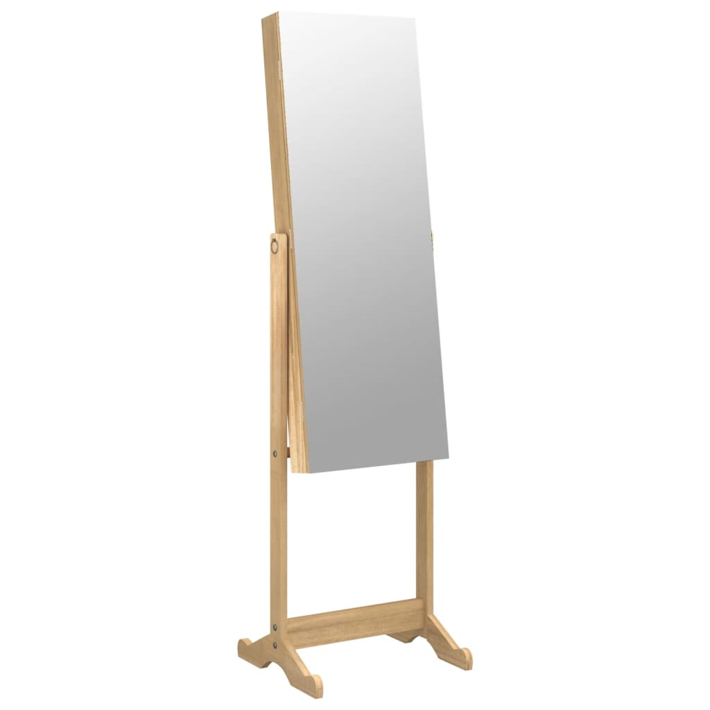 Spiegel-Schmuckschrank Freistehend 42X38X152 Cm