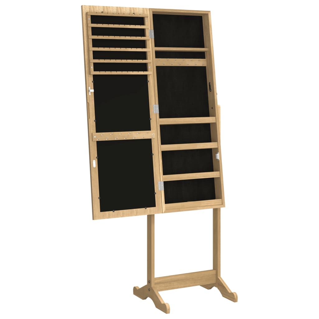 Spiegel-Schmuckschrank Freistehend 42X38X152 Cm