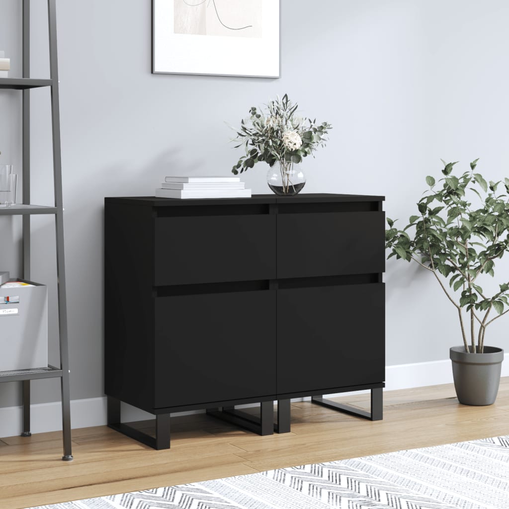 Sideboards 2 Stk. 40X35X70 Cm Holzwerkstoff