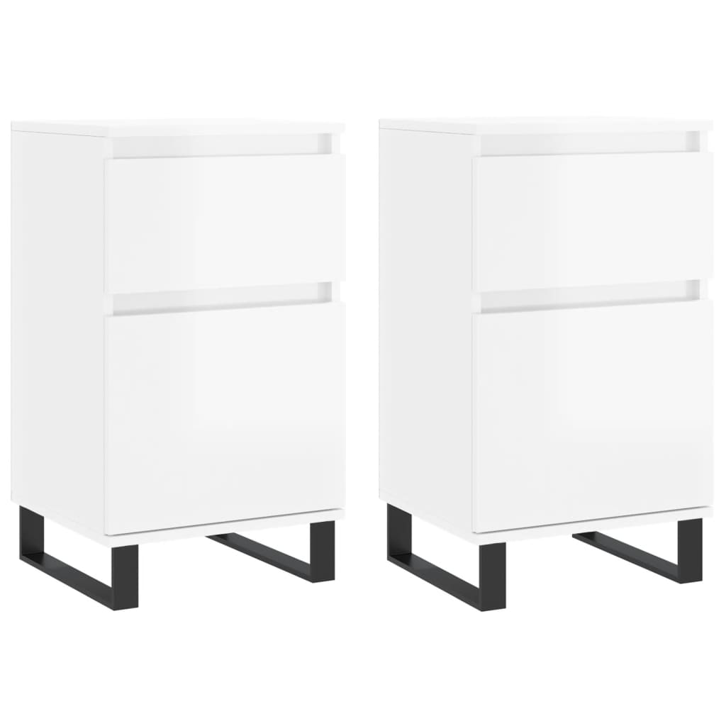 Sideboards 2 Stk. 40X35X70 Cm Holzwerkstoff