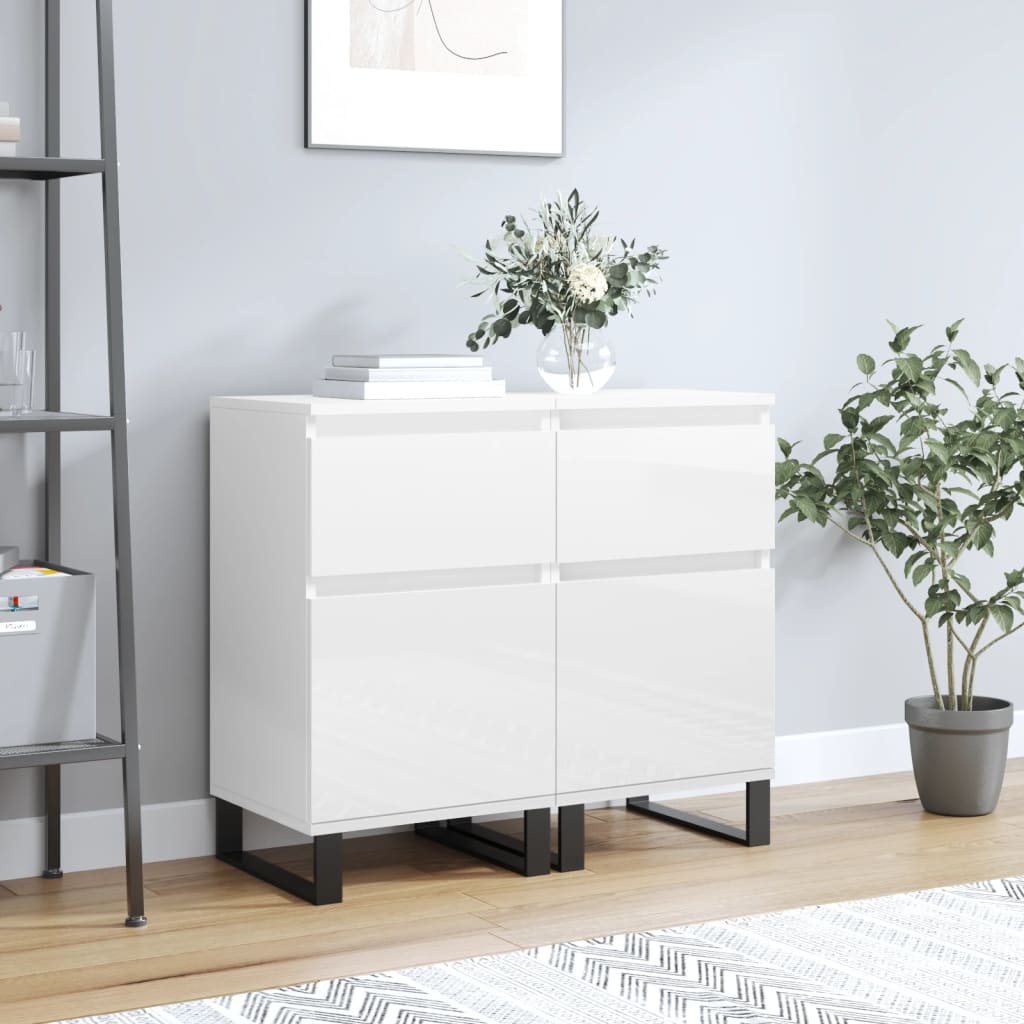 Sideboards 2 Stk. 40X35X70 Cm Holzwerkstoff