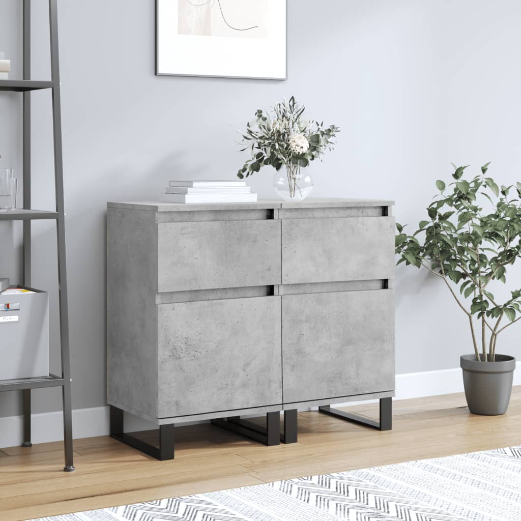 Sideboards 2 Stk. 40X35X70 Cm Holzwerkstoff