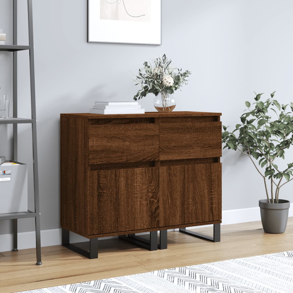 Sideboards 2 Stk. 40X35X70 Cm Holzwerkstoff