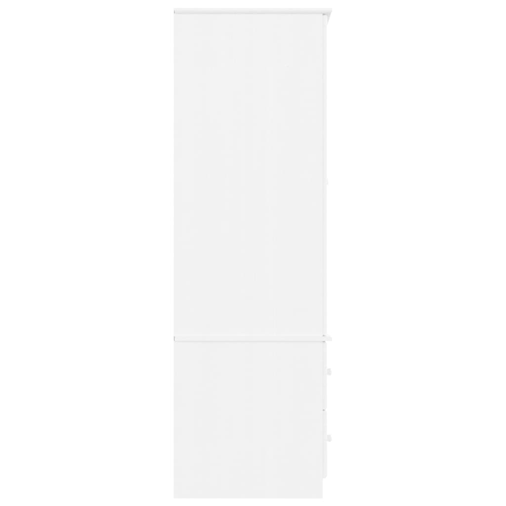 Kleiderschrank Alta 90X55X170 Cm Massivholz Kiefer