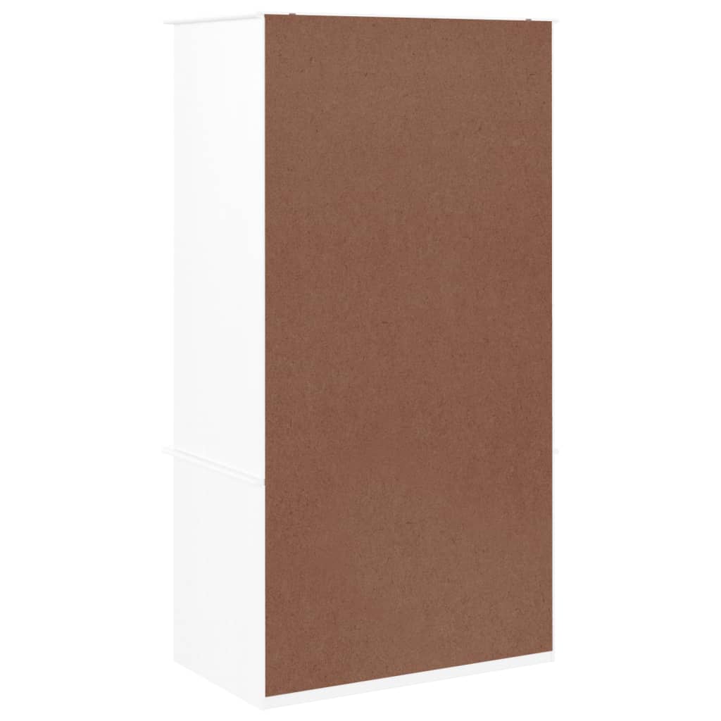 Kleiderschrank Alta 90X55X170 Cm Massivholz Kiefer