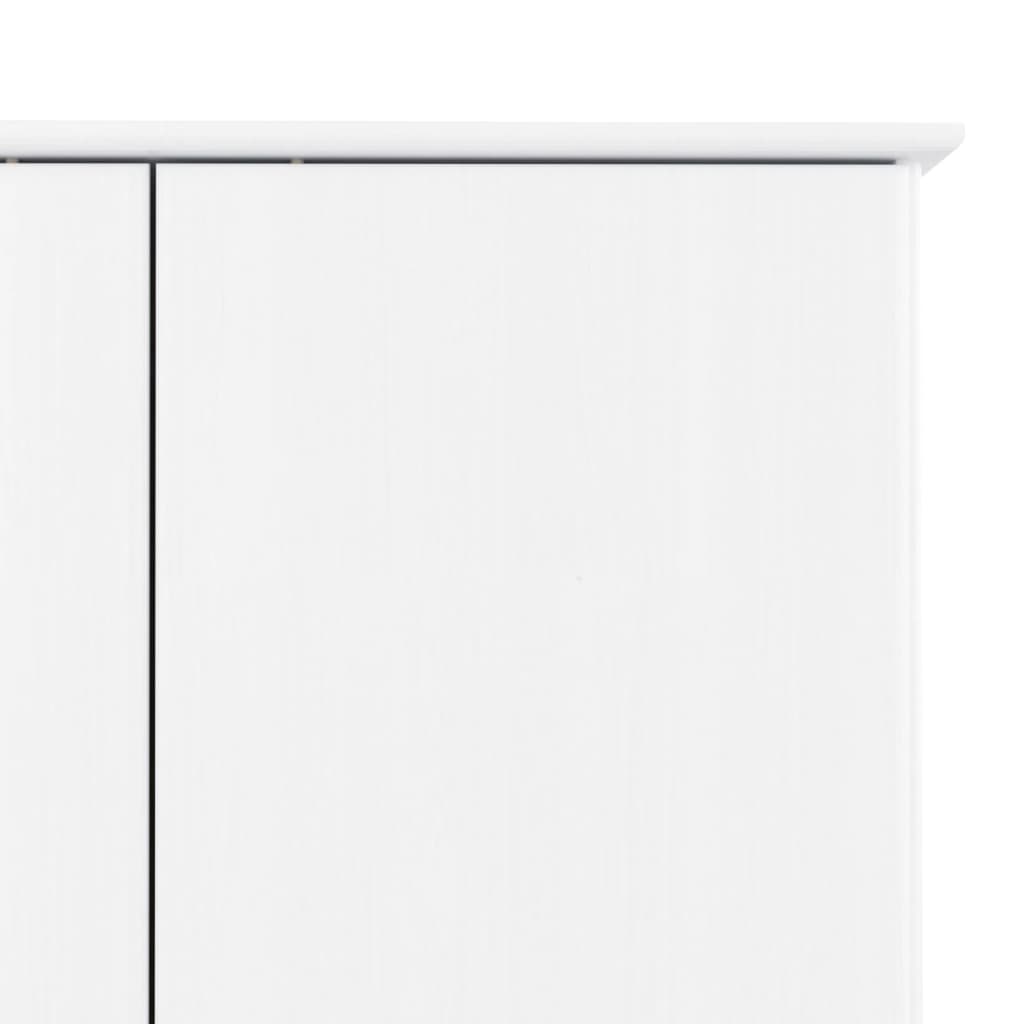 Kleiderschrank Alta 90X55X170 Cm Massivholz Kiefer