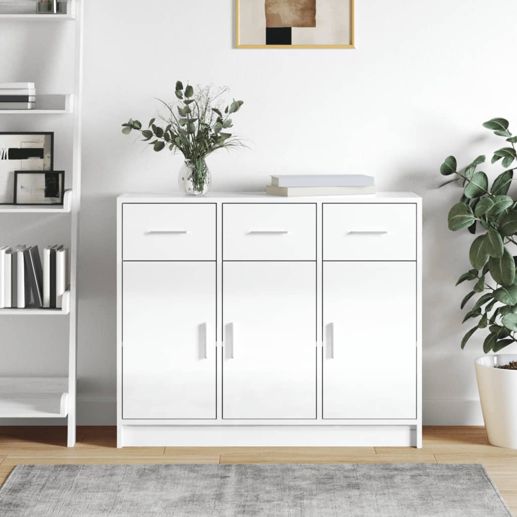 Sideboard Artisan-Eiche 91X28X75 Cm Holzwerkstoff