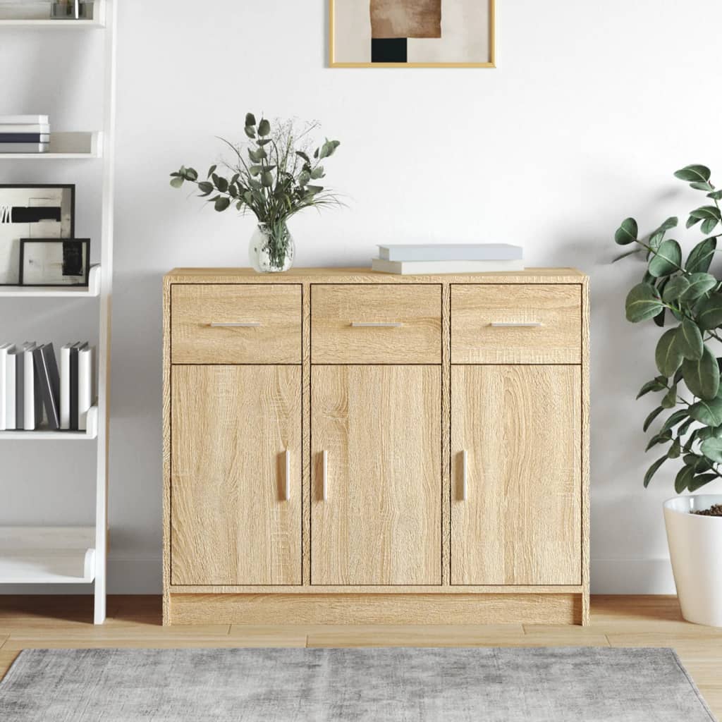 Sideboard Artisan-Eiche 91X28X75 Cm Holzwerkstoff