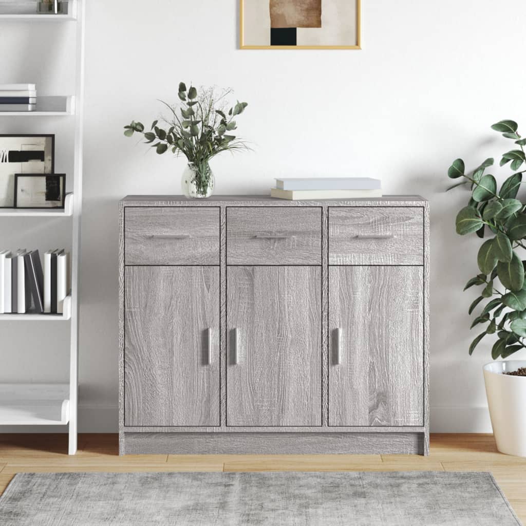 Sideboard Artisan-Eiche 91X28X75 Cm Holzwerkstoff