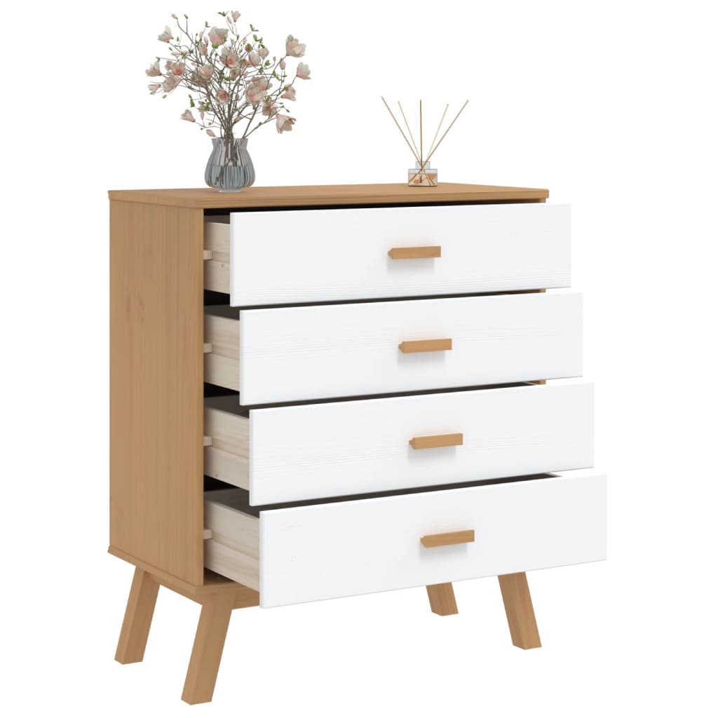 Schubladenschrank Olden Massivholz Kiefer