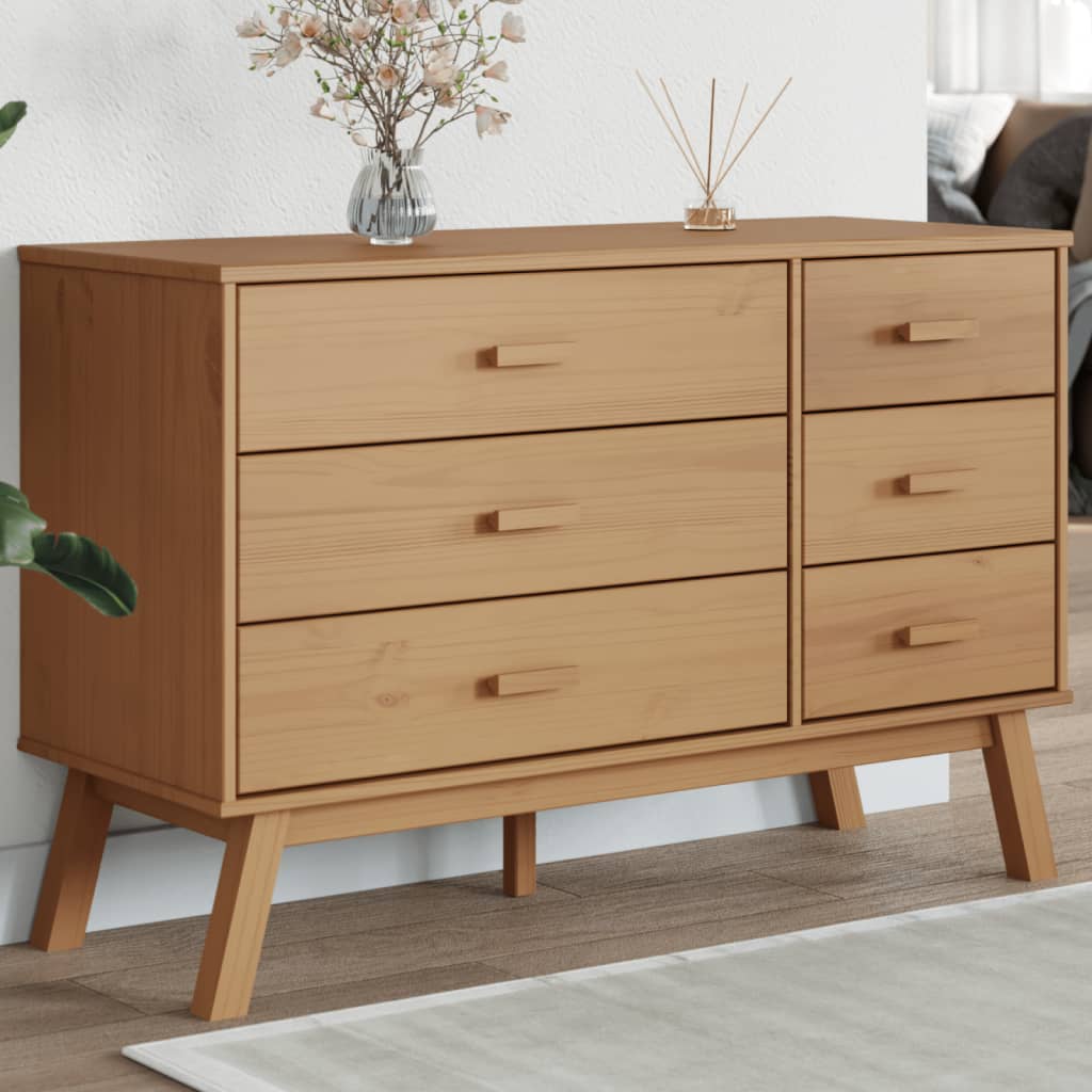 Schubladenschrank Olden Massivholz Kiefer