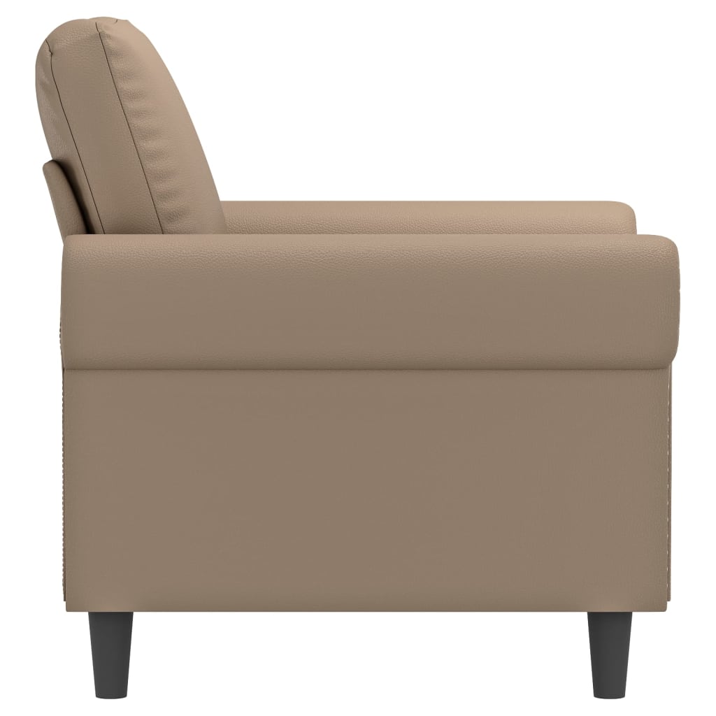 Sessel -Braun Kunstleder