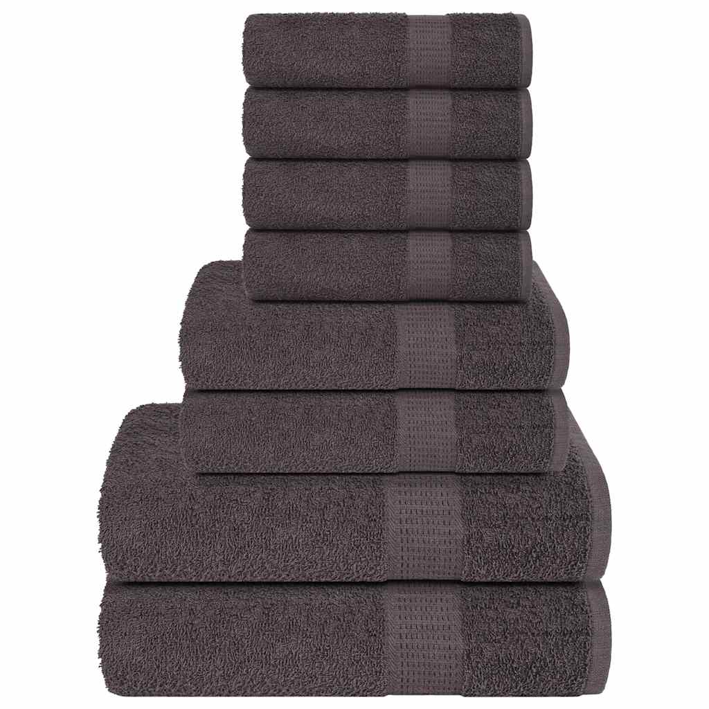 8-Tlg. Handtuch-Set 360 G/M² 100% Baumwolle
