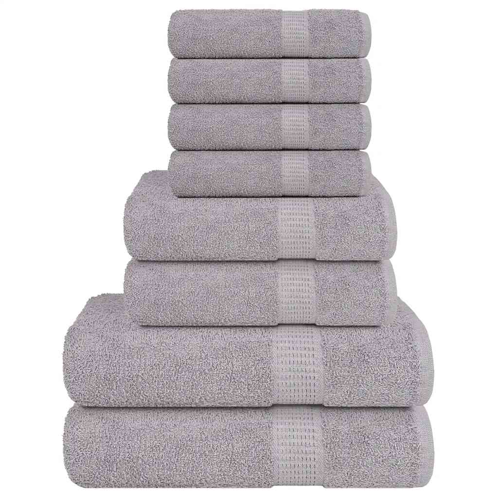 8-Tlg. Handtuch-Set 360 G/M² 100% Baumwolle