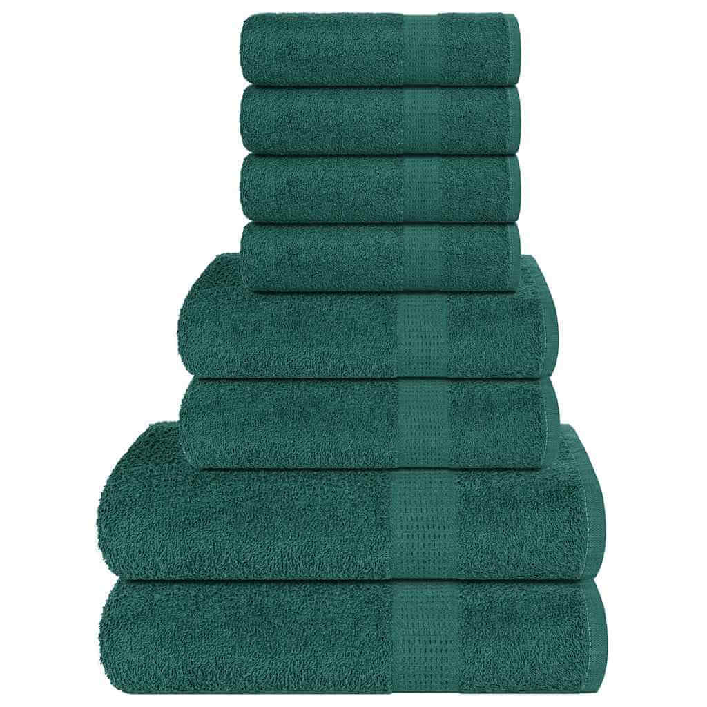 8-Tlg. Handtuch-Set 360 G/M² 100% Baumwolle