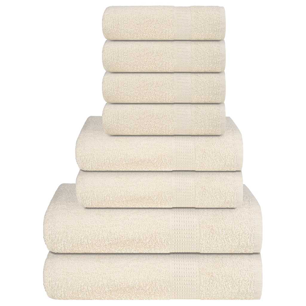 8-Tlg. Handtuch-Set 360 G/M² 100% Baumwolle