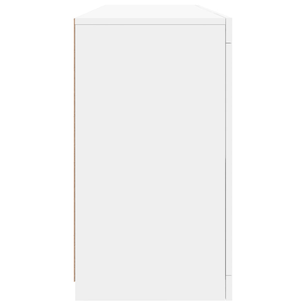 Sideboard Mit Led-Leuchten 163X37X67 Cm