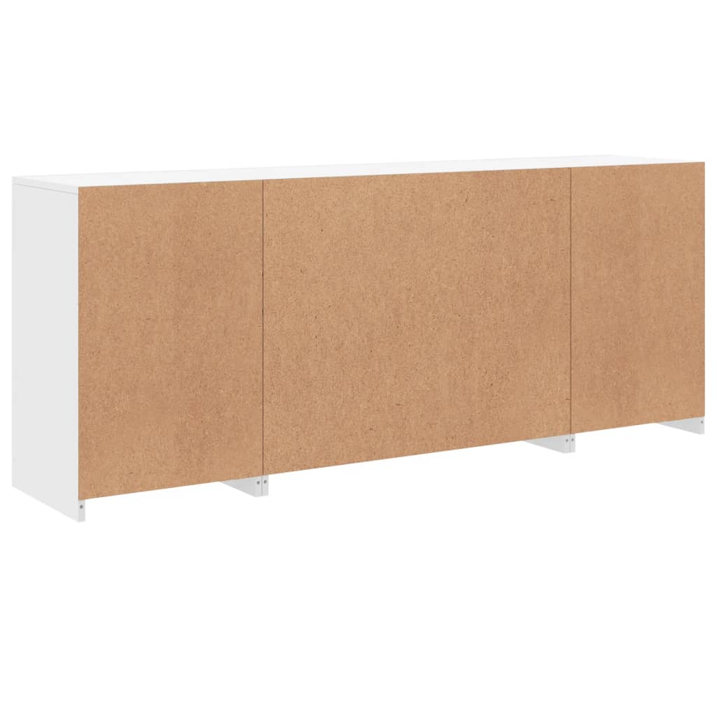 Sideboard Mit Led-Leuchten 163X37X67 Cm