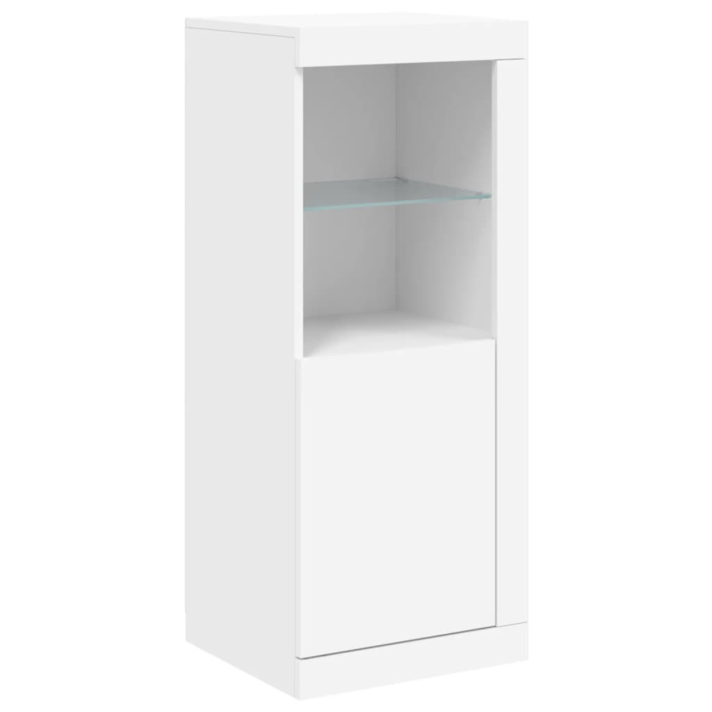 Sideboards Mit Led-Leuchten 3 Stk. Holzwerkstoff