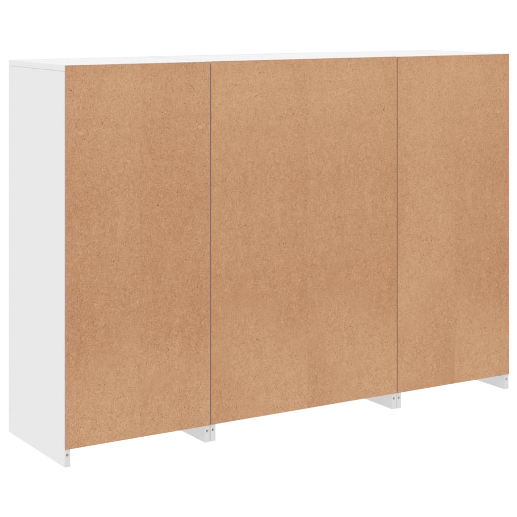 Sideboards Mit Led-Leuchten 3 Stk. Holzwerkstoff