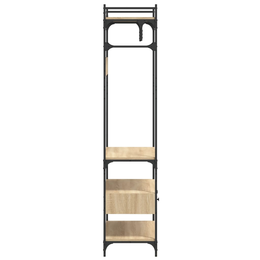 Kleiderständer Mit Schubladen Sonoma-Eiche 89X39X184,5 Cm