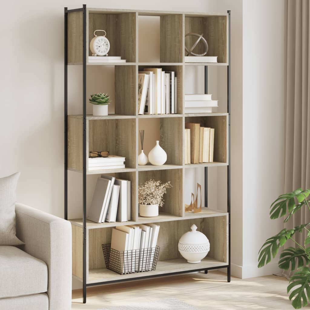Bücherregal Sonoma-Eiche 102X28X172 Cm Holzwerkstoff