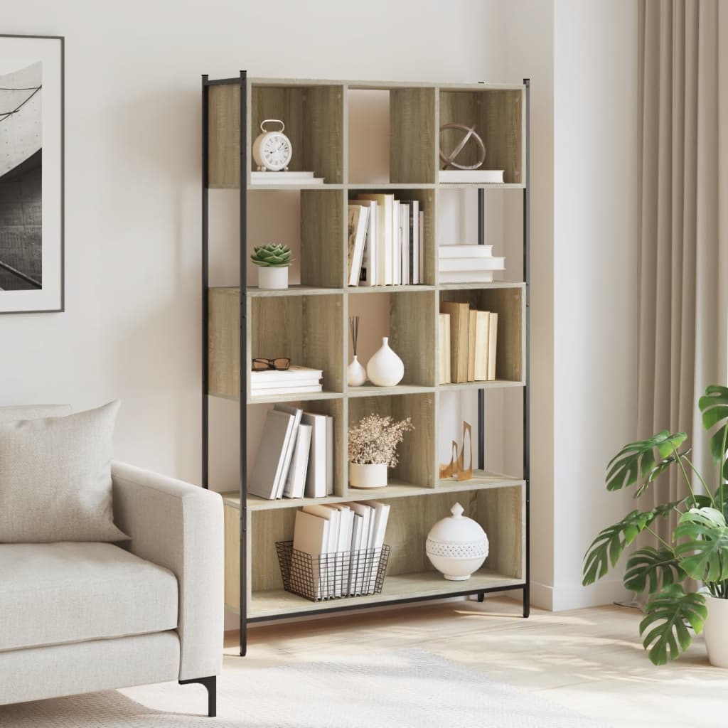 Bücherregal Sonoma-Eiche 102X28X172 Cm Holzwerkstoff