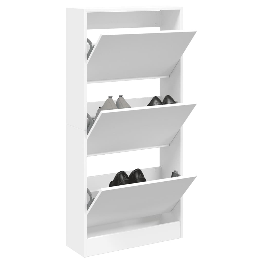Schuhschrank Holzwerkstoff Weiß
