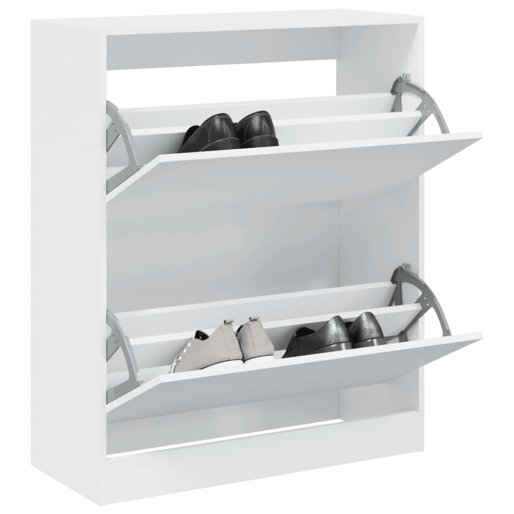 Schuhschrank Holzwerkstoff Weiß
