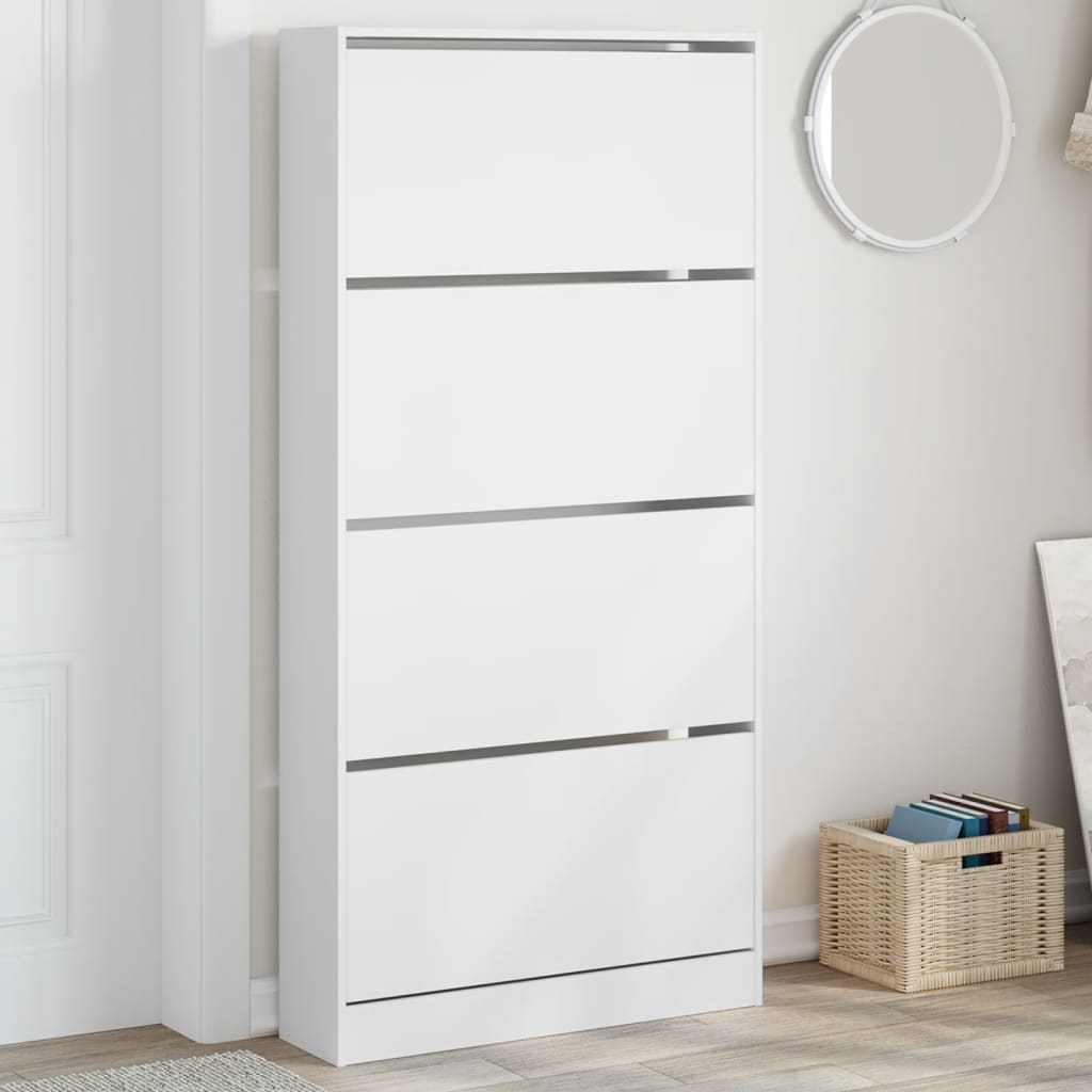Schuhschrank Holzwerkstoff Weiß
